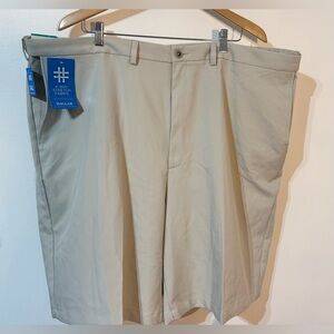 Haggar Cool 18 pro Gabardine expandable waist comfort stretch material size 46W